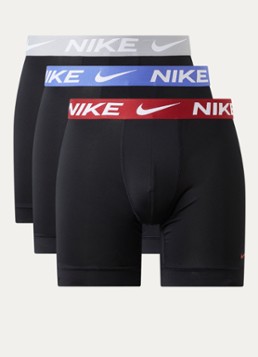 Nike Heren Boxershort met logoband in 3-pack in de kleur Lichtblauw, maat: XL