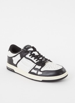 AMIRI Heren Skel Top sneaker van leer in de kleur Zwart, maat: 40