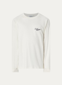 Carhartt WIP Heren Longsleeve met logoborduring in de kleur Zwart, maat: S