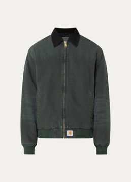 Carhartt WIP Heren Santa Fe gewatteerd barn jack in de kleur Donkergroen, maat: L