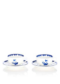 &Klevering Rijksmuseum kop en schotel set van 2 Blauw - Deal