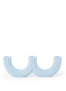 &Klevering Churros kandelaar 9,5 cm Lichtblauw - Deal