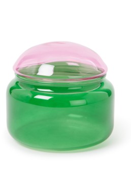 &Klevering puffy opbergpot 9,5 cm Groen - Deal