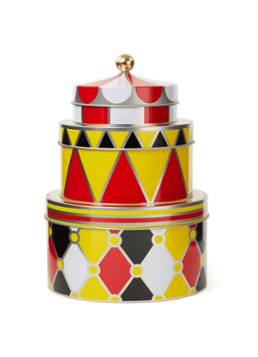 Alessi Circus opbergblik set van 3 Geel - Deal