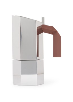 Alessi Menhir espresso koffiemaker 15 cl Bruin - Deal
