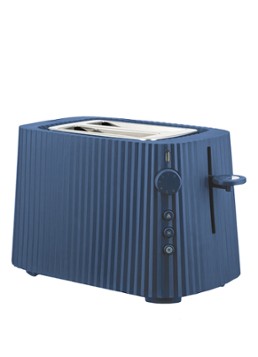 Alessi Plissé broodrooster 2-slots MDL08DAZ Blauw - Deal
