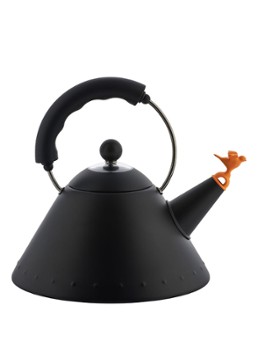 Alessi 9093 fluitketel 2 liter Zwart - Deal