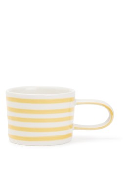 Vtwonen Stripes mok 35 cl Geel - Deal