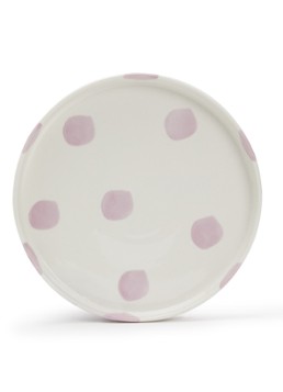 Vtwonen Dots ontbijtbord 20 cm Lila - Deal