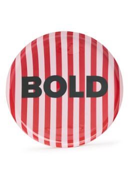 Vtwonen Bold wandbord 35 cm Rood - Deal