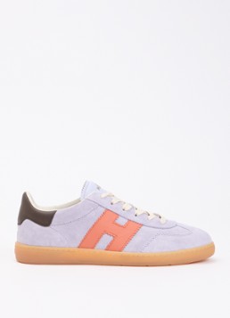 Hogan Dames Cool sneaker van suède in de kleur Lila, maat: 37