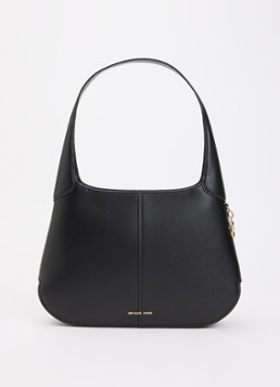 Michael Kors Dames Alice schoudertas van leer met logo in de kleur Zwart, maat: 1SZ