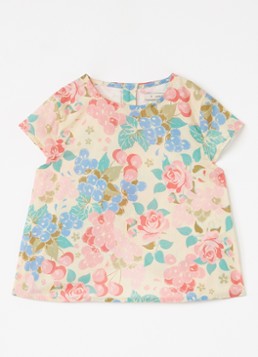 Konges Sløjd Meisjes Pacey met print in de kleur Beige, maat: 9M=74