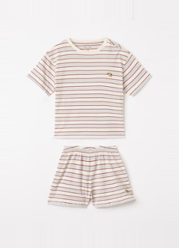 Konges Sløjd Meisjes Set van T-shirt met korte broek 2-delig in de kleur Rood, maat: 3Y=98