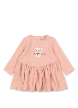 Konges Sløjd Meisjes Coco tuniekjurk met print in de kleur Roze, maat: 9M=74
