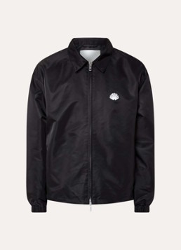 New Amsterdam Surf Association Heren Jack met logo- en backprint in de kleur Zwart, maat: M