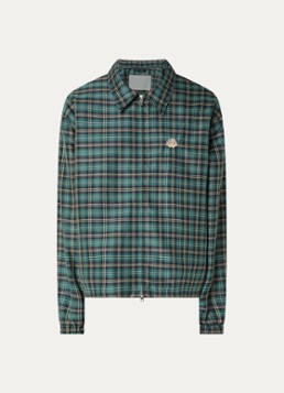 New Amsterdam Surf Association Heren Coach jack met logo- en backprint in de kleur Groen, maat: M
