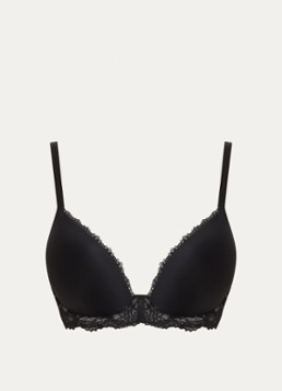 Calvin Klein Dames Lift Demi voorgevormde bh met light push-up in de kleur Zwart