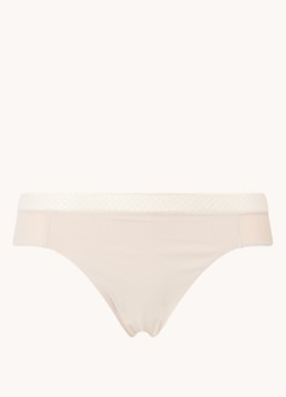 Calvin Klein Dames Seductive Comfort slip met kant in de kleur Lichtroze
