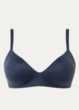 Calvin Klein Dames Perfectly Fit beugelloze plunge T-shirt bh in de kleur Grijsmele