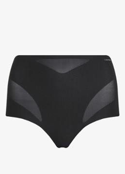 Calvin Klein Dames Naadloze corrigerende string in de kleur Zwart