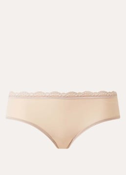 Calvin Klein Dames Hipster met logo in de kleur Beige