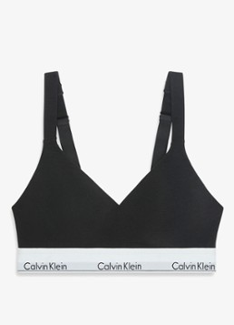 Calvin Klein Dames Bralette met logoband in de kleur Zwart