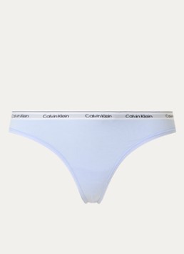 Calvin Klein Dames Modern string met logoband in de kleur Amethyst cream / lavendel