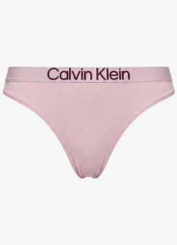 Calvin Klein Dames String met logoband in de kleur Hawaii Orchid-MSD / Roze