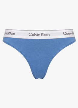 Calvin Klein Dames String met logoband in de kleur Hawaii Orchid-MSD