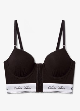 Calvin Klein Dames Beugel bh met logoband in de kleur Zwart