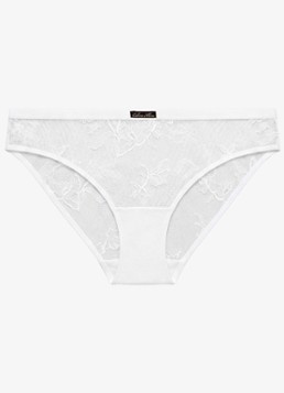 Calvin Klein Dames Slip van kant in de kleur Wit