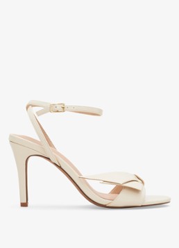 Phase Eight Dames Bow sandalette met strikdetail in de kleur Ivoor