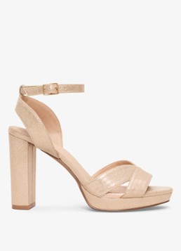 Phase Eight Dames Sandalette met glitter in de kleur Lichtroze