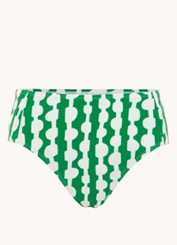 Phase Eight Dames Lara bikinislip met print in de kleur Groen