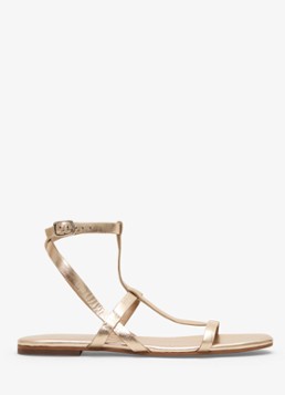 Phase Eight Dames Strappy Flat Sandals in de kleur Goud