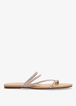 Phase Eight Dames Sparkle Sandal in de kleur Zilver