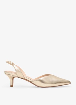Phase Eight Dames Slingback met metallic finish in de kleur Goud