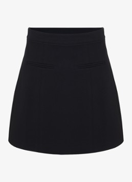 Phase Eight Dames Danni mini rok met paspelzakken in de kleur Zwart