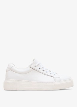 Phase Eight Dames Sneaker van leer in de kleur Wit