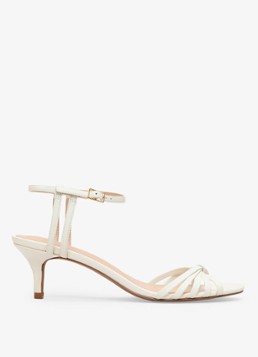 Phase Eight Dames Sandalette van leer in de kleur Gebroken wit