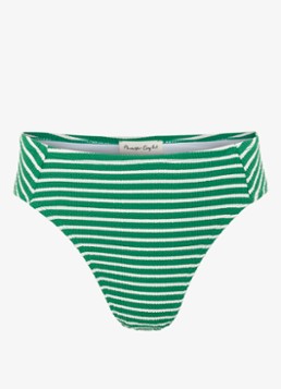 Phase Eight Dames Tankini bikinislip met streepprint en structuur in de kleur Groen