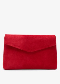 Phase Eight Dames Clutch met afneembare schouderriem in de kleur Rood