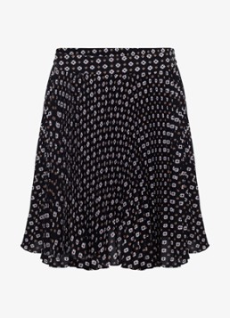 Phase Eight Dames Mairi mini rok met grafische print in de kleur Zwart