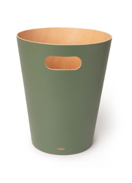 Umbra Woodrow prullenbak 7,5 liter Legergroen - Deal
