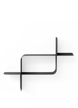 Umbra Wandplank 61 x 47 x 15 cm set van 2 Zwart - Deal