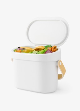 Umbra Bellwood compost prullenbak 24,8 cm Wit - Deal