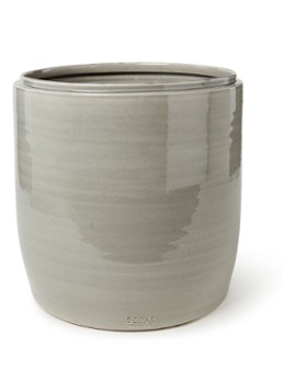 Serax Honey sierpot L van aardewerk voor binnen Ø32 cm Lichtgrijs - Deal