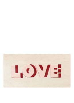 Maison Deux Love vloerkleed 100 x 50 cm Creme - Deal