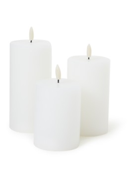 Sirius Sille LED-kaars set van 3 Wit - Deal